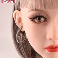 Evorte 10PC Classic Flower Ear Hangers Gauges Stainless Steel Magnetic Ear Weights Expander Ear Tunnels Plugs Jewelry