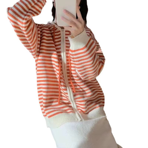 Maglioni <span class=keywords><strong>Donna</strong></span> Invernali 2024 in Poliestere/<span class=keywords><strong>Cotone</strong></span>, Stile Coreano Casual, Scollo a V, Maniche Lunghe, Vendita Calda - Product Image 5