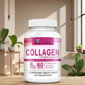 Tablet <span class=keywords><strong>Glutathione</strong></span> OEM Vegan Organik Herbal Suplemen Kesehatan Pemutih Kuku Rambut Kulit Seng Dewasa - Product Image 4