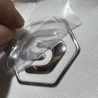 Étiquette de logo en silicone TPU gaufré haute fréquence pour vêtements, patchs TPU imprimés en 3D personnalisés, logo TPU thermocollant pour vêtements