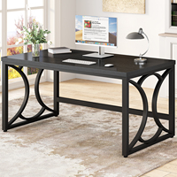 Bureau d'ordinateur en bois et métal, design spécial, vente en gros d'usine chinoise, mobilier de bureau à domicile