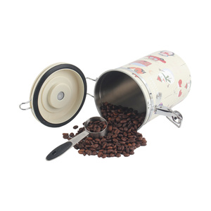 Boîte à café/thé en acier inoxydable de style NOËL, hermétique - Product Image 4