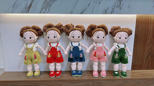 Jouet en peluche Amigurumi Daisy fait à la main, poupée au crochet en tricot en coton pour bébés et tout-petits, vente en gros OEM du Vietnam - Product Image 6