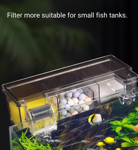 베스트셀러 플라스틱 SOBO 어항 필터 다층 백 필터 삼중 산소 공급 필터 소형 수족관용 - Product Image 6