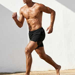 Shorts de basketball pour hommes de qualité supérieure, coupe ample, séchage rapide, tissu en maille, vêtements de sport avec logo imprimé pour les sports d'équipe - Product Image 2