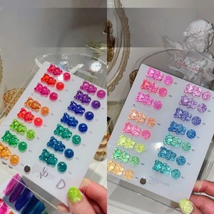 <span class=keywords><strong>Esmalte</strong></span> <span class=keywords><strong>de</strong></span> Gel UV Super Brillante con Destellos, <span class=keywords><strong>15</strong></span> Colores, Ecológico, No Tóxico, <span class=keywords><strong>de</strong></span> Larga Duración, <span class=keywords><strong>Esmalte</strong></span> <span class=keywords><strong>de</strong></span> Gel Reflectante con Purpurina para Uso en Salón - Product Image 2