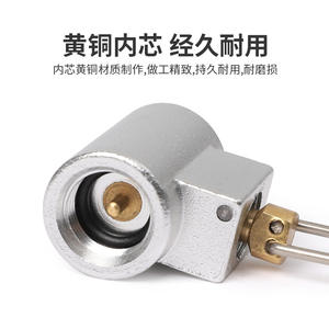Adaptador de cartucho de gas butano Mxs para exteriores, válvula de inflado de acero inoxidable para accesorios de cabezal de estufa de camping - Product Image 4