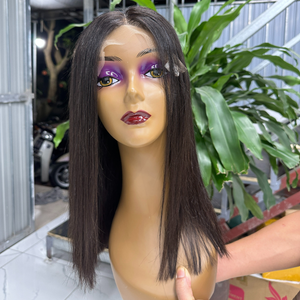 Peluca Profesional de Encaje Suizo Liso para Mujer, Cabello Humano Virgen, Cutícula Alineada para Mujer - Product Image 2