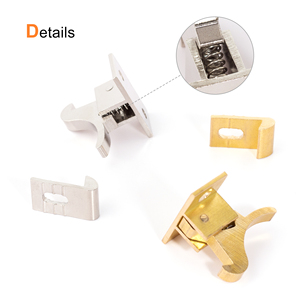 Brass Mùa Xuân Chốt Khóa Kim Loại Snap Đóng Cửa Cho Nội Thất Tủ Trượt Cửa Ngăn Kéo Cửa Sổ Đẩy Mở Khuỷu Tay Cửa Bắt - Product Image 5