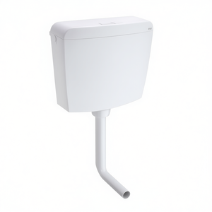 Réservoir de toilette à position moyenne-basse, boîtier externe blanc - Product Image 3