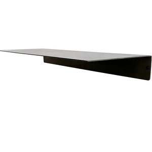 Heavy Duty Small Display Storage Organizer Rack <strong>Shelves</strong> Wall Mounted Modern Steel Metal Wall Shelf White <strong>Black</strong> <strong>Floating</strong> Shelf - Product Image 2