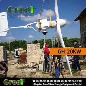 ระบบไฮบริดพลังงานลมและแสงอาทิตย์ 20KW/30KW จากโรงงานโดยตรง แบบ 3 เฟส แกนแนวนอน สำหรับใช้บนหลังคาบ้าน รุ่น GH-30KW 30kw - Product Image 2