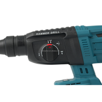 Marteau perforateur électrique sans balais multifonctionnel de qualité industrielle 21V rechargeable au lithium-ion, puissance de perçage de 60,4 pi-lb
