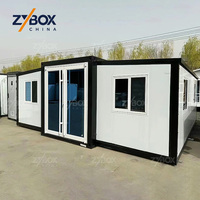 Casa Modular Prefabricada ZYBOX Breezy de 20 pies/40 pies, Expandible, Tipo Contenedor, Villa Moderna para Oficina en Sitio en EE. UU. y Australia, Vivienda Compacta