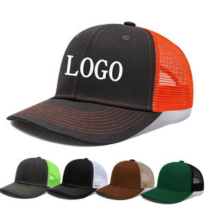 Cappelli da Baseball Trucker di Alta Qualità con Logo Ricamato 3D a 6 Pannelli, Personalizzabili in Due Tonalità per Esterni - Product Image 1