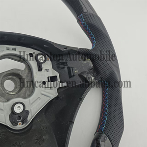 Nouveaux produits explosifs : Volant sport perforé en cuir et fibre de carbone pour BMW Série 3 E90 E91 E92 E93 - Product Image 6