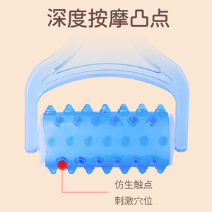 Rouleau de massage musculaire portatif en forme de Y, rouleau 360° portable pour la réduction de la cellulite sur les jambes, le dos, les bras, le visage et la relaxation des fascias - Product Image 2