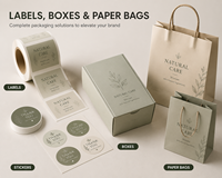 Brochure personnalisée pliée pour produits chimiques quotidiens avec votre propre marque