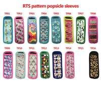 Support isotherme portable classique personnalisé en néoprène, entièrement imprimé par sublimation, coloré, promotionnel, pour bâtonnets glacés