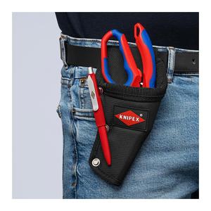 KNIPEX 95 05 20 SB Ciseaux d'électriciens coudés avec poignées multi-composants, plastique renforcé de fibres de verre poli miroir 160 mm - Product Image 2