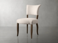 Chaise de salle à manger moderne de luxe de style français antique pour la maison, l'hôtel, l'appartement, la villa avec dossier rembourré