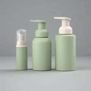 Facial Cleanser Mousse Bottle Foam Pump Bottle 100ml 200ml 300ml Cosmetic Liquid Soap Dispenser Plastic Packaging Container