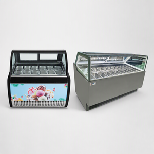 Vitrina Refrigerada RTK para Helados con Puerta de Vidrio, Exhibidor de Helados en Paquetes, Congelador para Conos de Helado - Product Image 5