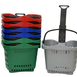 Caisse en plastique pliable noire avec bord vert, empilable, pour le jardin et l'agriculture - Product Image 4