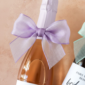 <strong>Gordon</strong> High Quality Organza Ribbon Bow for Perfume <strong>Bottle</strong> Decoration Custom Sheer Organza Ribbon Bow for Candle Wine <strong>Bottle</strong> - Product Image 5