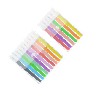 BECOL 새로운 디자인 6/12 색상 어린이 수채화 펜 어린이를위한 맞춤형 빨 수 기반 색상 수채화 브러시 펜 세트