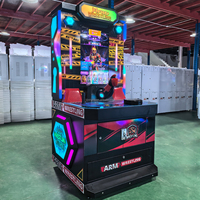 JiSun Machine d'arcade de lutte de bras 'King' à monnayeur, jeu de force avec écran LCD
