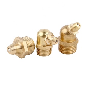M6 M8 M10 M12 M14 M16 Messing Vet Zerk Nippel Koperen Olie Monddraad Recht 45 90 Graden Universeel Gewricht Vetpistool Nozzles - Product Image 1