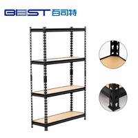 Étagères de rangement de garage en métal multi-niveaux, robustes, durables, antirouille, structure sans boulons