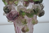 Vase en cristal Lalique soufflé à la main Vase en verre Vase Lalique décoratif en cristal