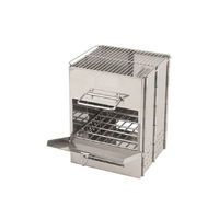 Ensemble de barbecue extérieur en acier inoxydable personnalisé OEM rôtissoire à charbon de bois électrique et à gaz Barbecue de camping Grills de barbecue en acier inoxydable