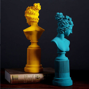 Decoración del hogar nórdico creativo <span class=keywords><strong>Furia</strong></span> estatuilla estatua decoración adornos para el hogar regalo de inauguración accesorios para el hogar artesanías de resina - Product Image 4