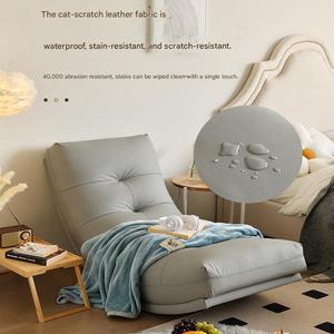 <span class=keywords><strong>Fauteuil</strong></span> <span class=keywords><strong>inclinable</strong></span> et à bascule Kino en <span class=keywords><strong>cuir</strong></span> imperméable et anti-salissure, avec structure en bois massif, idéal pour les petits appartements, pour une relaxation intérieure confortable - Product Image 4