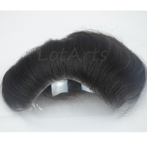 Toupet invisible pour hommes, aspect naturel, peau fine, pièce de cheveux - Product Image 2