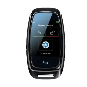 Kunci mobil cerdas, kunci pintu mobil dengan layar sentuh LCD, akses nyaman, tanpa kunci, kendali jarak jauh, kunci pintu untuk semua satu tombol