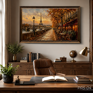 Pintura al Óleo sobre Lienzo de Paisaje Europeo Hecha a Mano en Vietnam, Obra de Arte Decorativa de Lujo, Servicio OEM ODM - Product Image 6