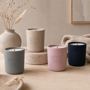 Bougie parfumée en verre avec logo personnalisé en relief, parfum thé blanc <span class=keywords><strong>et</strong></span> rose, écologique, faite à la main, pour la maison, Diwali, <span class=keywords><strong>fête</strong></span> <span class=keywords><strong>des</strong></span> pères - Product Image 2