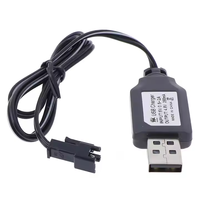 7,4V Lithium-Akku-Ladekabel mit SM-4PIN-Stecker Kompatibel mit RC-Auto RC-Flugzeug RC-Panzer RC-Boot und Anderen Ferngesteuerten Geräten