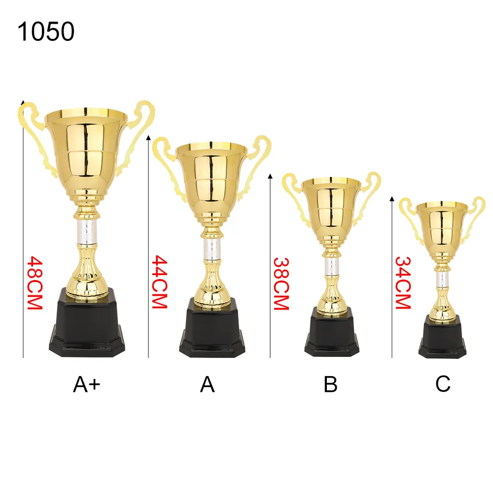 Trophy Cup Metal Awards Running Medals and Antique Silver Trophies Custom Marble Base Sport Golf Gold Trophy Cup