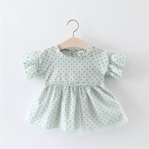 Vestidos de Fiesta Hechos a Mano para Niñas, Ropa Infantil al por Mayor de Guangzhou, Estilo Americano - Product Image 1