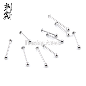 <span class=keywords><strong>Piercing</strong></span> de Labio Largo de Acero Inoxidable 14G 16G, Joyería Única para <span class=keywords><strong>Piercing</strong></span> Corporal - Product Image 3