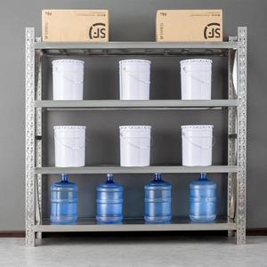 Rayonnage à palettes pliable en acier inoxydable sans bouchon à usage moyen Unités de stockage empilables à 5 couches pour garage et entrepôt - Product Image 6