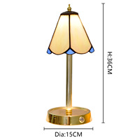 Lampes de table créatives à LED tactiles rechargeables sans fil, modernes et luxueuses, pour chambre à coucher, salon, chevet, bar