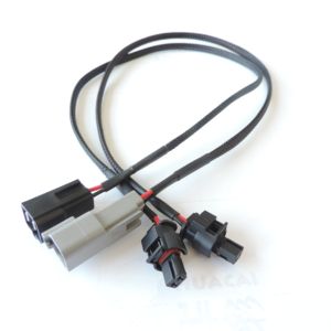 2 Pin Automotive Kabelboom Met Connector 02977763 Molex 0349002120 Connector Met Gxl 18AWG Zwarte En Rode Draad - Product Image 2