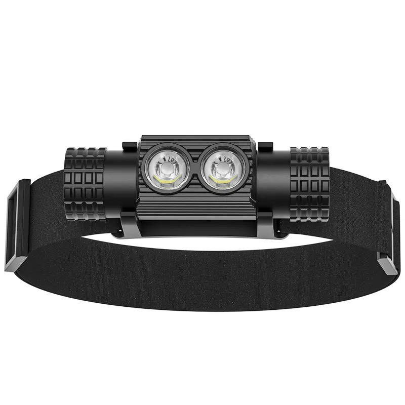 New Design Rechargeable Head Lamp Portable Camping headlamp LED Head Light Waterproof Fishing Headlamps