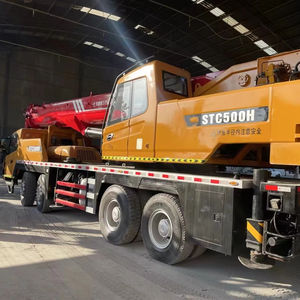 รถเครนไฮดรอลิกแบบติดตั้งบนรถบรรทุก ยี่ห้อ Sanyy/X-C-M-G รุ่น Stc500 ขนาด 50 ตัน, Stc750 ขนาด 70 ตัน, 100 ตัน, 160 ตัน บูมแบบห้าตอน ขับเคลื่อนด้วยเครื่องยนต์ สภาพใหม่/มือสอง - Product Image 1